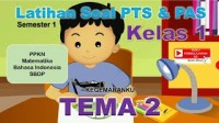 Image of Latihan Soal PTS PAS Semester 1 Kelas 1 Tema 2