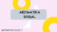 Image of Aritmatika Sosial : Matematika Kelas 7 SMP