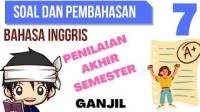 Image of Soal dan Pembahasan Pas Bahasa Inggris Kelas 7 SMP