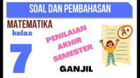 Image of Soal dan Pembahasan Pas Matematika Kelas 7 SMP