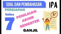 Image of Soal dan Pembahasan Persiapan Pas IPA Kelas 7