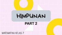 Image of Himpunan (Part 2) : Matematika SMP Kelas 7