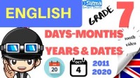Image of Days, Months, Years, And Dates: Bahasa Inggris Kelas 7 SMP