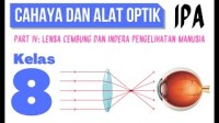 Image of Cahaya dan Alat Optik (Part 4) : Lensa Cembung dan Indera Pengelihatan Manusia. IPA Kelas 8 SMP