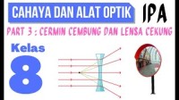 Image of Cahaya dan Alat Optik (Part 3) : Cermin Cembung dan Lensa Cekung IPA Kelas 8 SMP