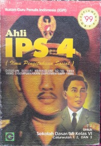 Image of Ahli IPS 4 untuk Sekolah Dasar / MI Kelas VI