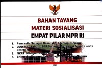 Image of Bahan Tayang Materi Sosialisasi Empat Pilar MPR RI