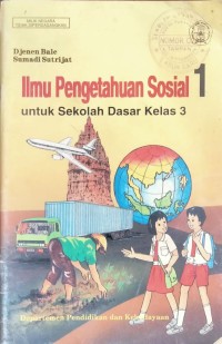Image of Ilmu Pengetahuan Sosial 1 Untuk Sekolah Dasar Kelas 3